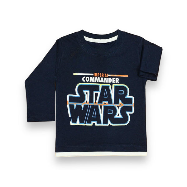 Star Wars Navy Blue Full Sleeve T-Shirt - Best T Shirts in Karachi - Kiddle