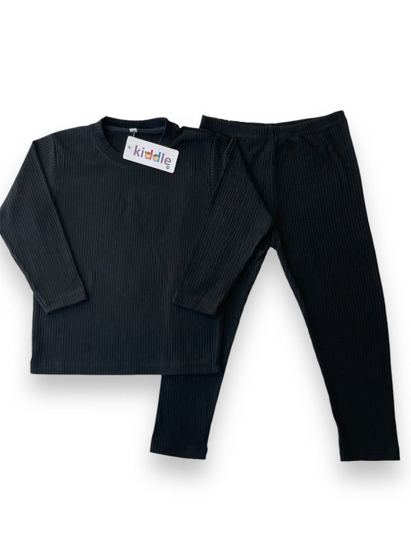 Inner Suit (Thermal) Jet Black - Inner Clothes for Winter  - Winters