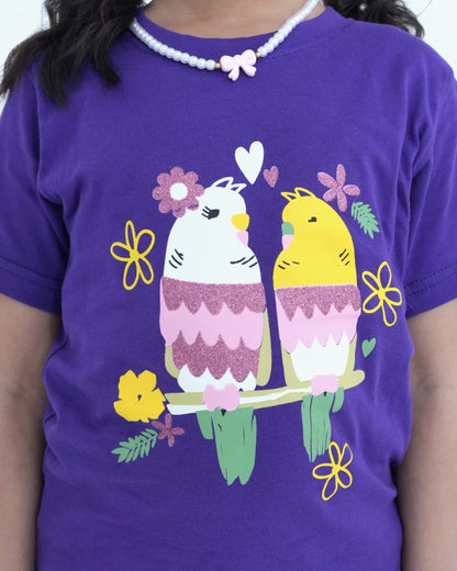 Purple Parrot T-shirt