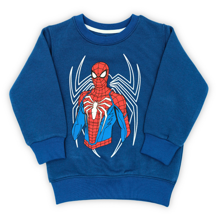 Spiderman Blue Sweatshirt - Sweatshirts Online Pakistan - Kiddle