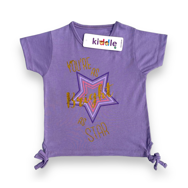 T-shirt Bright As Star Purple - Kids T Shirts - Kiddle