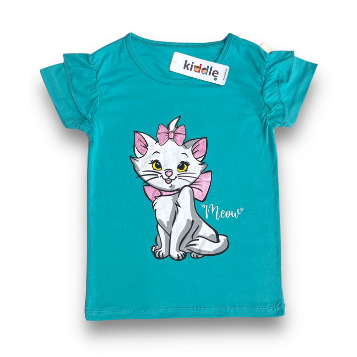 T-shirt Cat Green - Buy Shirts Online Pakistan - Kiddle