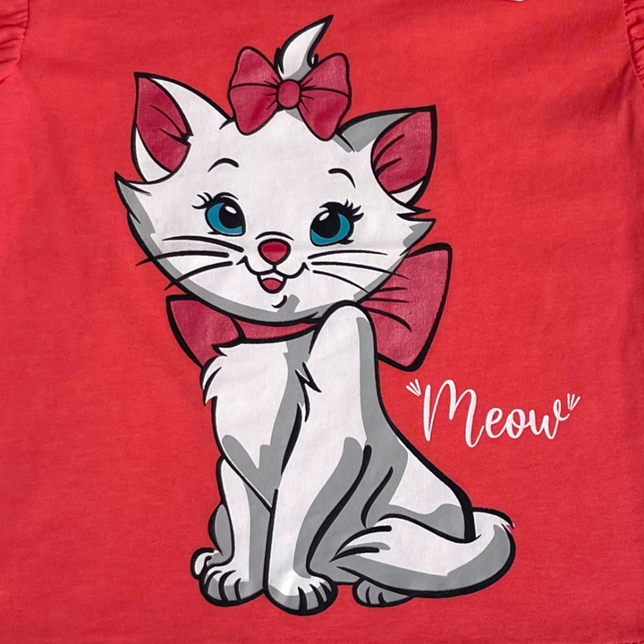 T-shirt Cat Orange - Good Quality T Shirts Brands - Kiddle