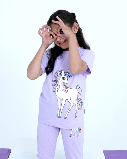 Unicorn Purple Co-ord Set